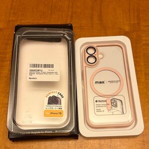 MIA Blush iPhone 16 Case with Ring Stand